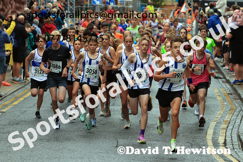 Junior 3k, 2025 Darlington 5k 10k and Junior 3k Road Race. Photo: David T. Hewitson/Sports for All Pics